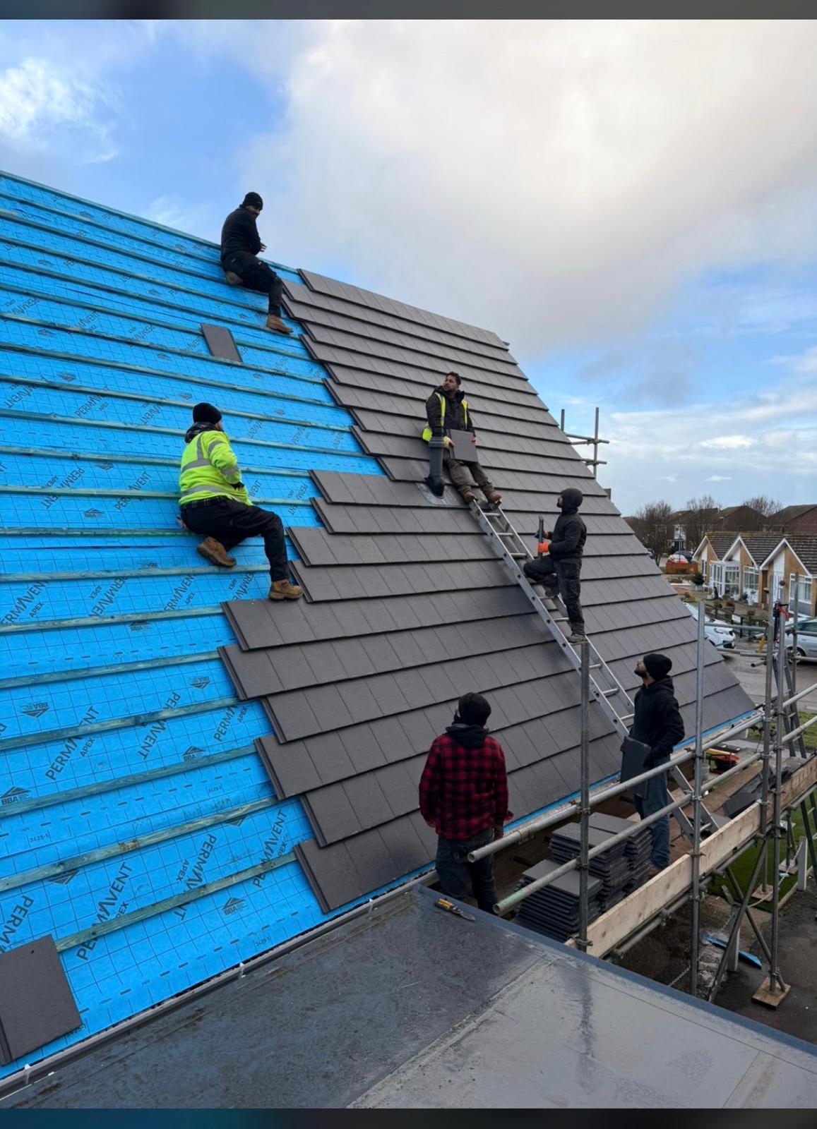 Roofing project completed by Medway Trade Group