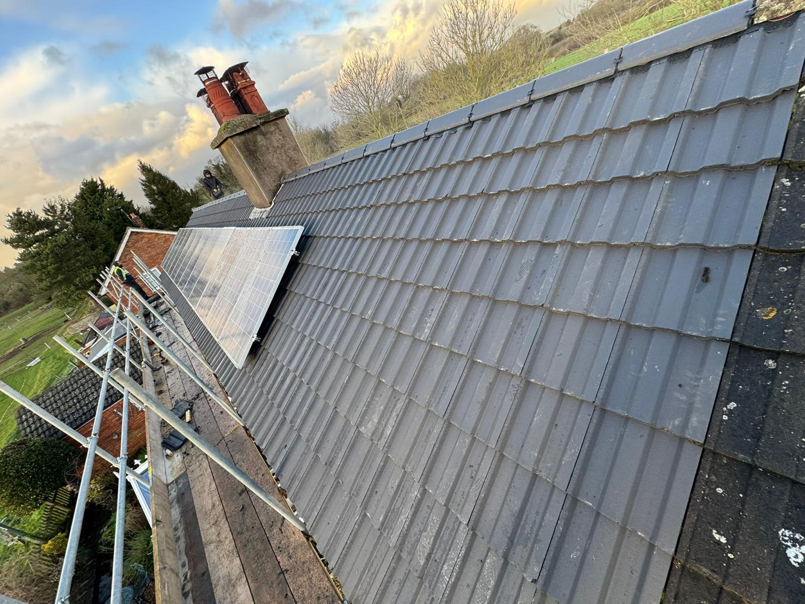 Roofing project completed by Medway Trade Group